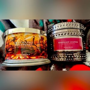 2 HOMEWORX BY HARRY SLATKIN CANDLES BRAND NEW